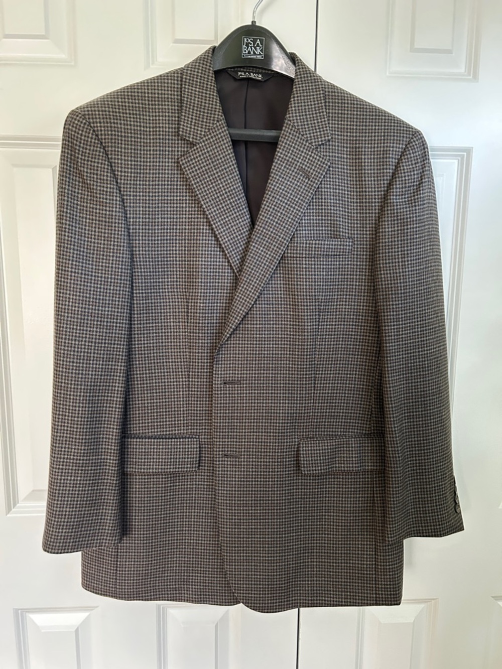 Jos. A. Bank Brown Glen-Check Sport Coat